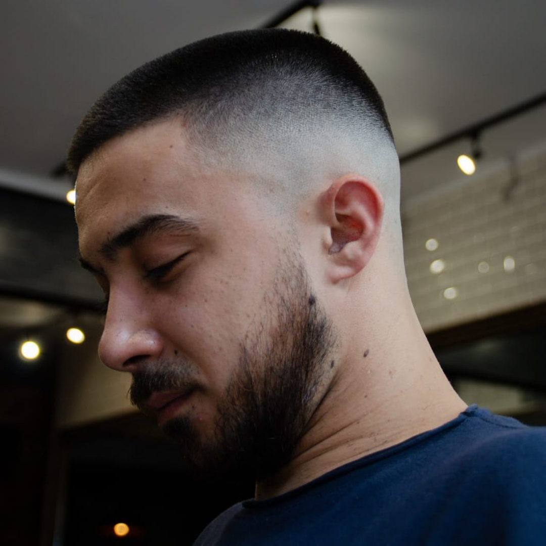 Buzz cut skin fade